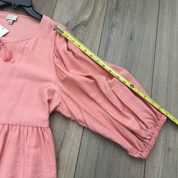 NWT Women’s A New Day Pink Tie Down Flyaway Top - Size L - Picture 14 of 16